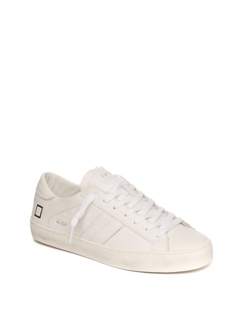 White calf hill low sneaker D.A.T.E. | HILL LOW DCALF-WHT